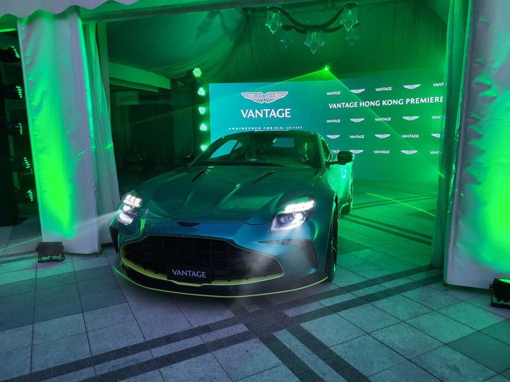 全新Aston Martin Vantage香港定價318萬元起，首批第四季交付。