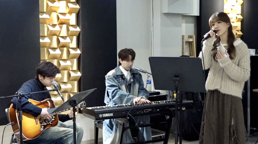 胡子貝、陸卓謙和甄敏芳相約去了band 房夾band，互相分享演唱會前的內心感受。