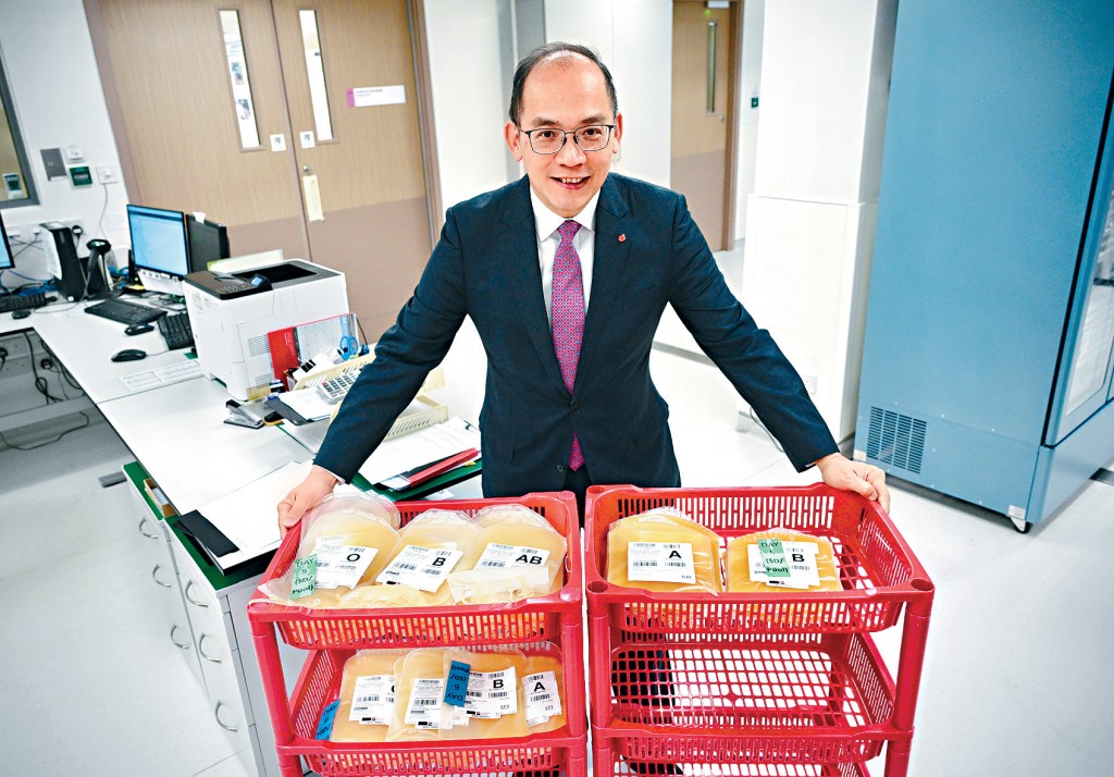 李卓廣強調，團隊目標為病人提供有穩定、安全的血液。