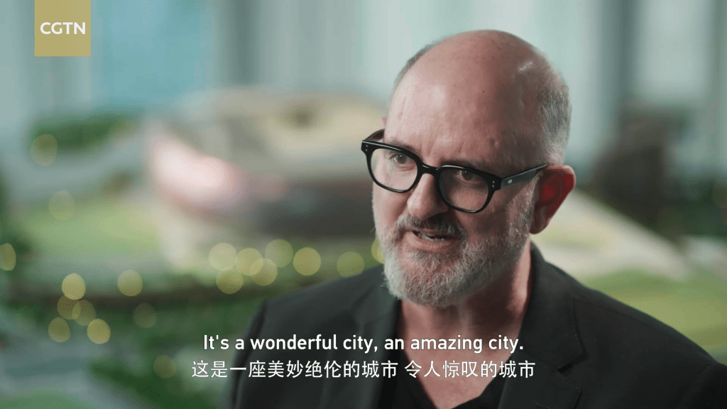 啟德紀錄片最新一集訪問負責項目設計的 Populous團隊代表Richard Breslin。 啟德紀錄片最新一集訪問負責項目設計的 Populous團隊代表Richard Breslin。