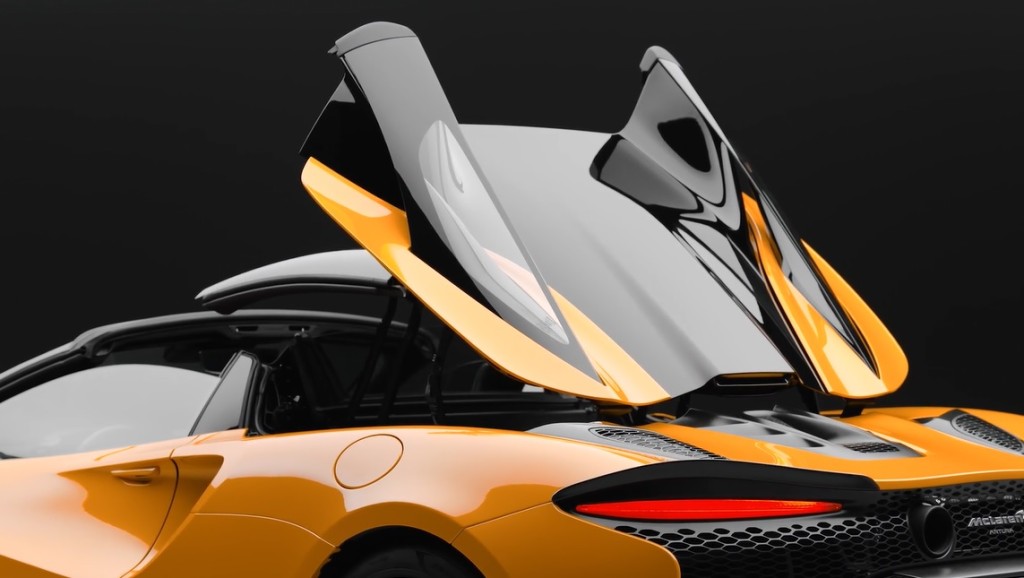 全新McLaren Artura Spider电动摺合硬顶可于11秒开或关。