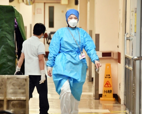 現時共有41名確診病人留醫。 資料圖片