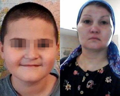 9歲的大衛嘴巴被異物完全塞住,致缺氧窒息身亡;其母事發後逃到鄰國白俄羅斯。網圖