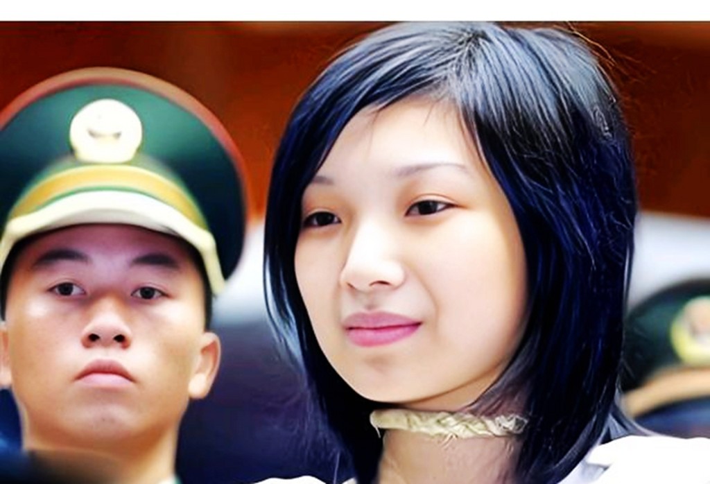 劉冬梅被宣判死刑時的表情。