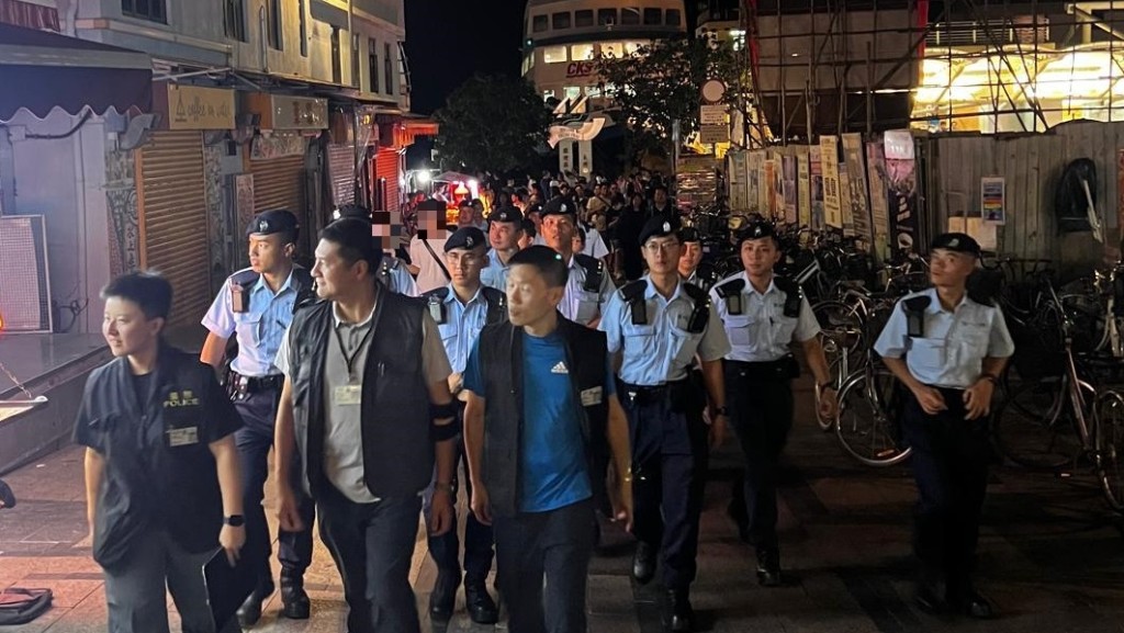 粵港澳「雷霆2025」大反黑 本港逾4000人落網 涉謀殺傷人等多宗罪。警方圖片