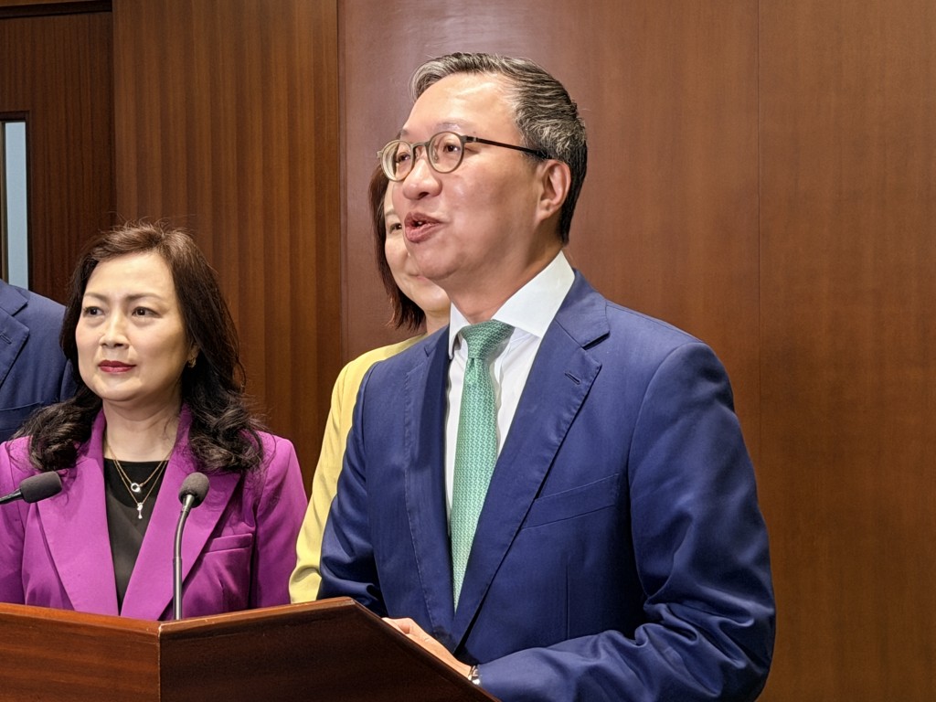 林定國強調並非針對某些案件，只是履行憲制責任，完善法律，修例以將其清晰化。郭詠欣攝