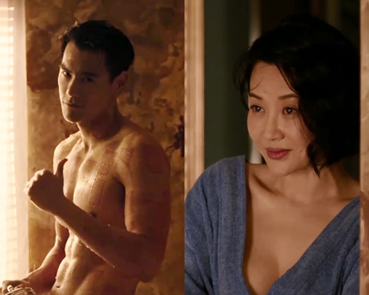 彭于晏與片中拍檔許晴（截圖）