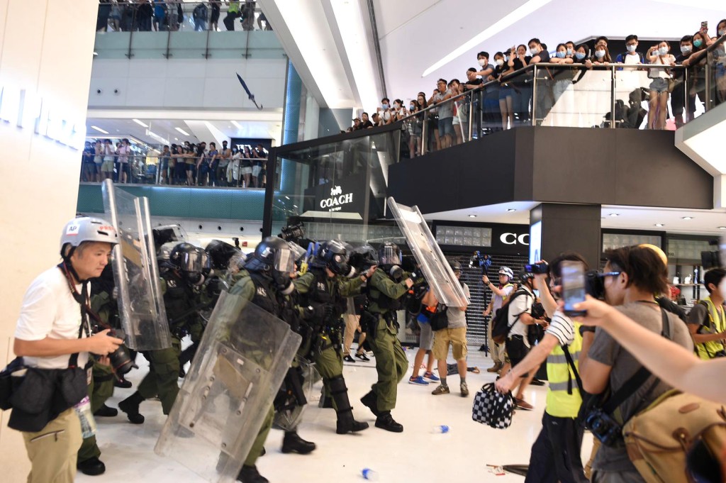 本港示威衝突不斷。資料圖片