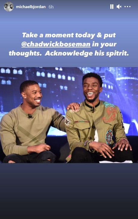Michael B. Jordan连环出Po悼故友。