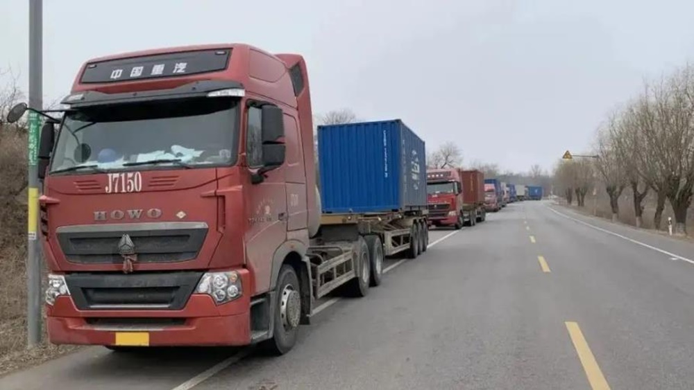 貨車物流在防疫政策下,受到波及。資料圖片