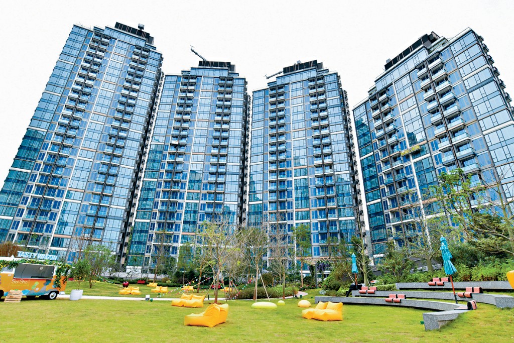 美聯指首季新盤以戶型劃分的2房及3房交投量中以西沙SIERRA SEA佔最多。