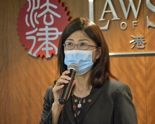 律師會會長彭韻僖和三位副會長今日與張曉明會面,就立法會選舉問題提意見。 資料圖片