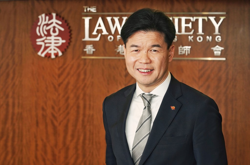 新任律师会会长汤文龙自感使命宏大。叶伟豪摄
