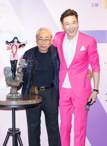 林建名和胡渭康（右）。