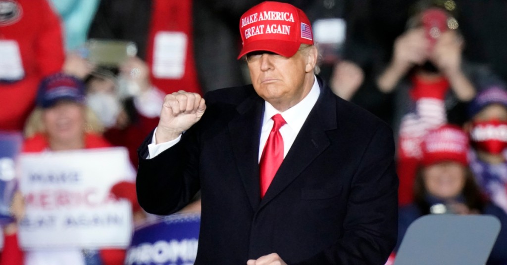 台灣遍地都是特朗普粉絲。AP