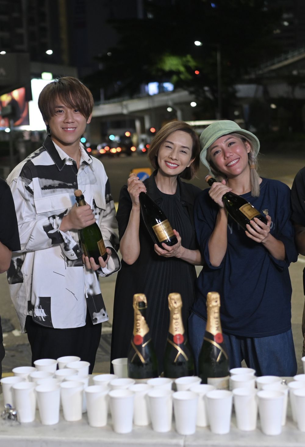 彭導演、毛姐和姜濤合作愉快。