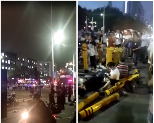 深圳南山区发生车祸。　网上图片