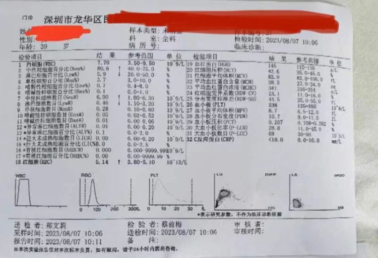 事主丈夫首先出现腹痛和腹泻症状。图片来源：小红书