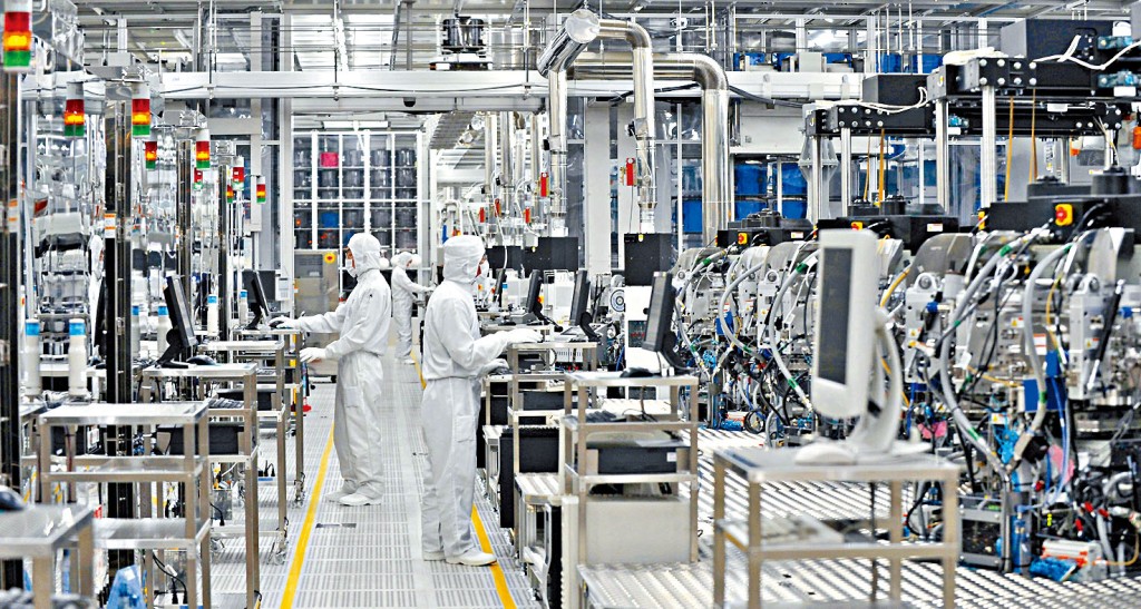 日本一家晶片工厂。