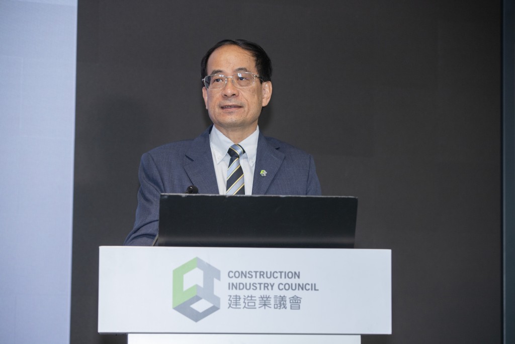 香港建造商會會長廖聖鵬表示即使科技先進,從業員仍須具備工匠精神始能提升工程品質。 香港建造商會會長廖聖鵬表示即使科技先進,從業員仍須具備工匠精神始能提升工程品質。
