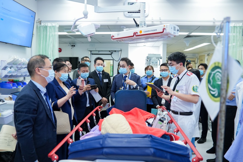 屯門醫院中風中心評估。