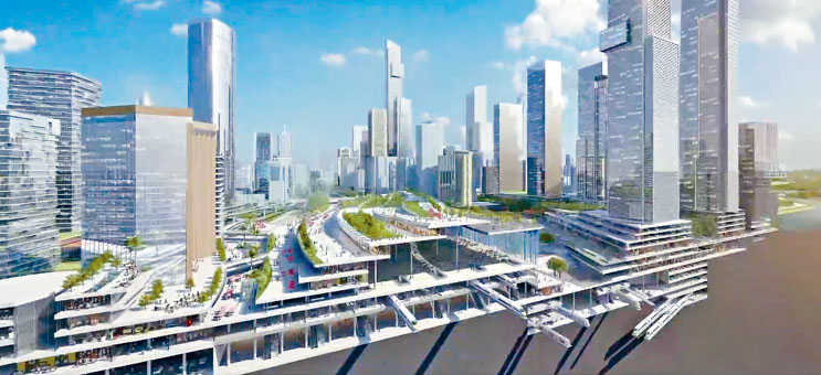 深圳當局近月開始重新規劃羅湖口岸設計，當中預留接口位置與香港在內地做「一地兩檢」。