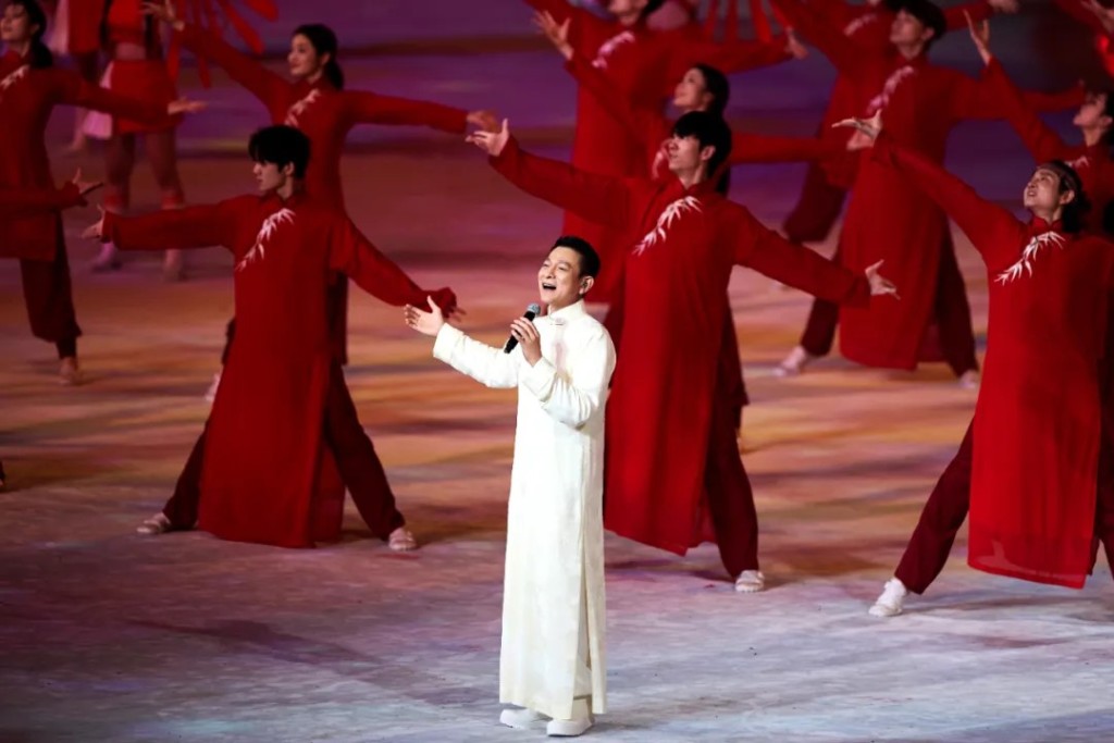 將在全運會開幕表演的藝人劉德華。 將在全運會開幕表演的藝人劉德華。