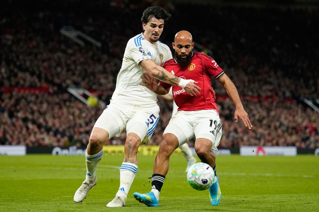 列斯聯最終以2：1擊敗曼聯，賽後拉開與降班區的差距。美聯社