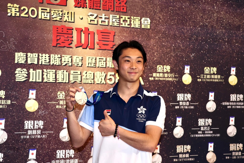 劉子龍表示26歲 奪亞運銀牌來得正好。徐嘉華攝