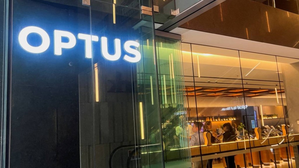 澳洲電信公司Optus。路透社