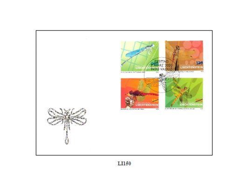 「蜻蜓II」郵品。圖:香港郵政