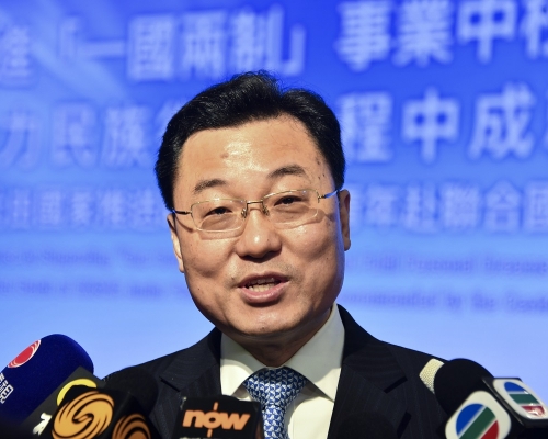 外交部駐港特派員公署特派員謝鋒。資料圖片