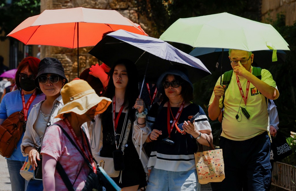 高溫熱浪持續籠罩歐洲大片地區。路透社