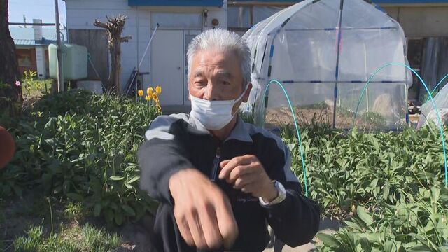 北海道士別市一名78歲老翁講述揮拳擊中熊鼻脫身。HTB北海道ニュース