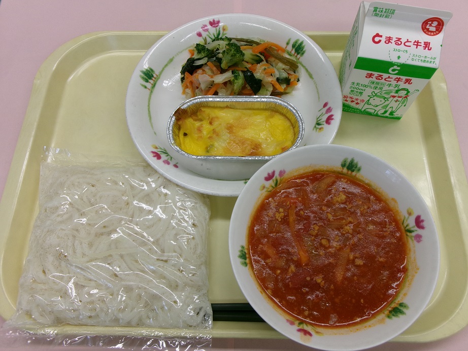 富山县10月8日营养午餐。  @tonami_city / X