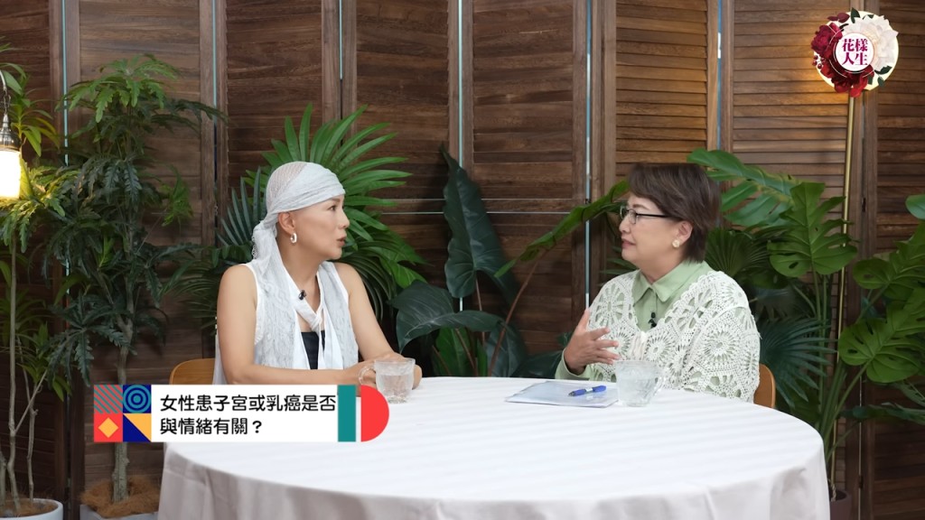 吳文忻患末期乳癌認與情緒有關。 吳文忻患末期乳癌認與情緒有關。