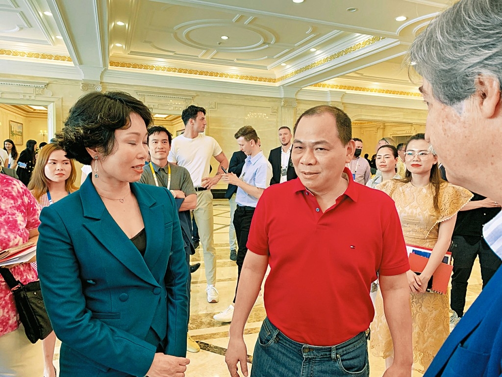 越南Vingroup集團創辦人兼董事長范日旺。路透社