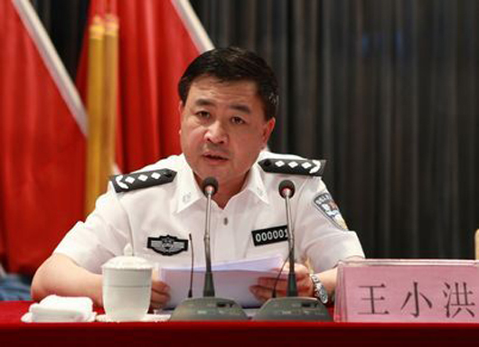 公安部长王小洪。网络图片