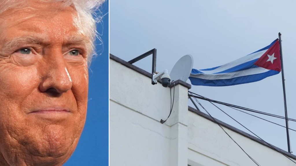 美國總統特朗普表示，古巴在人道主義層面已陷入「嚴重困境」。（美聯社）