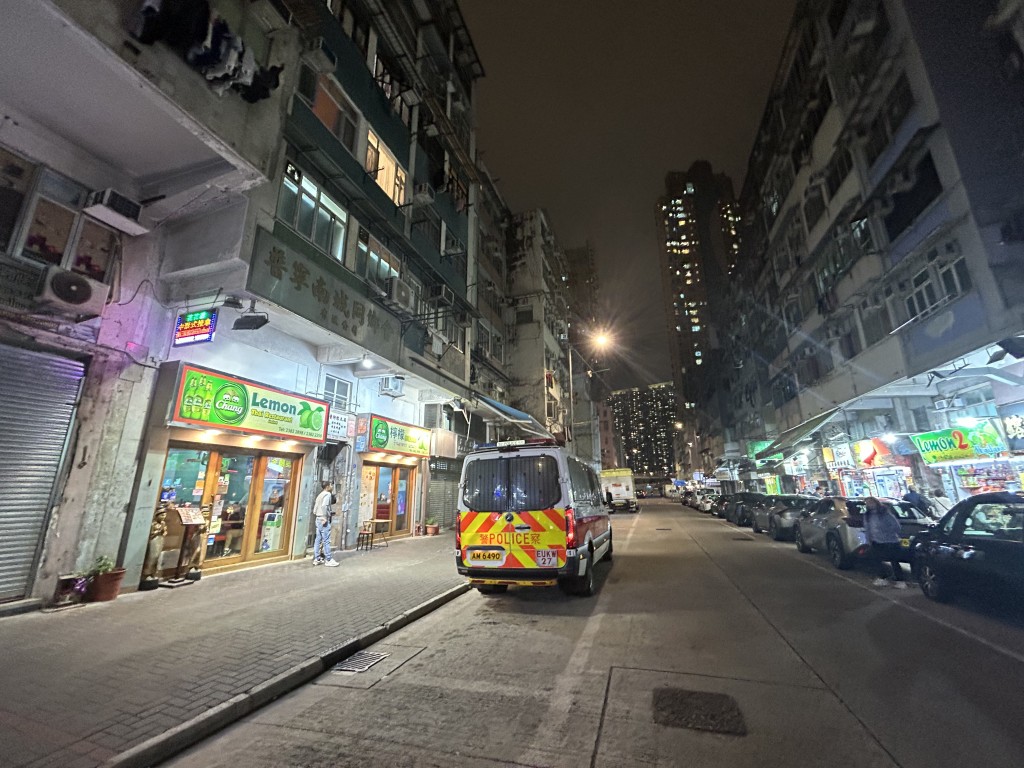 警方到场调查。曾志恒摄