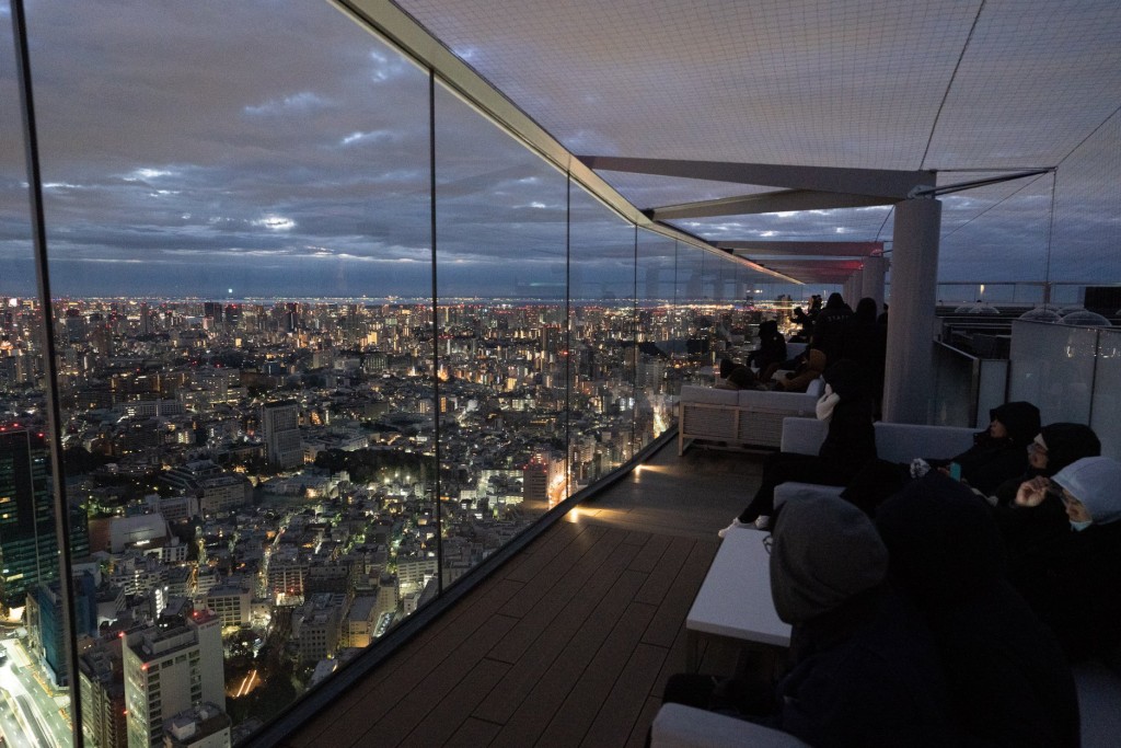 涩谷最新地标Shibuya Scramble Square的Shibuya Sky观景台可360度俯视东京美景