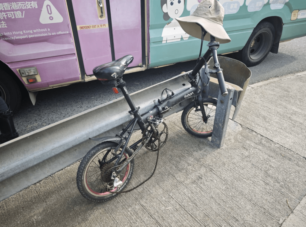 涉案的單車。黎志偉攝
