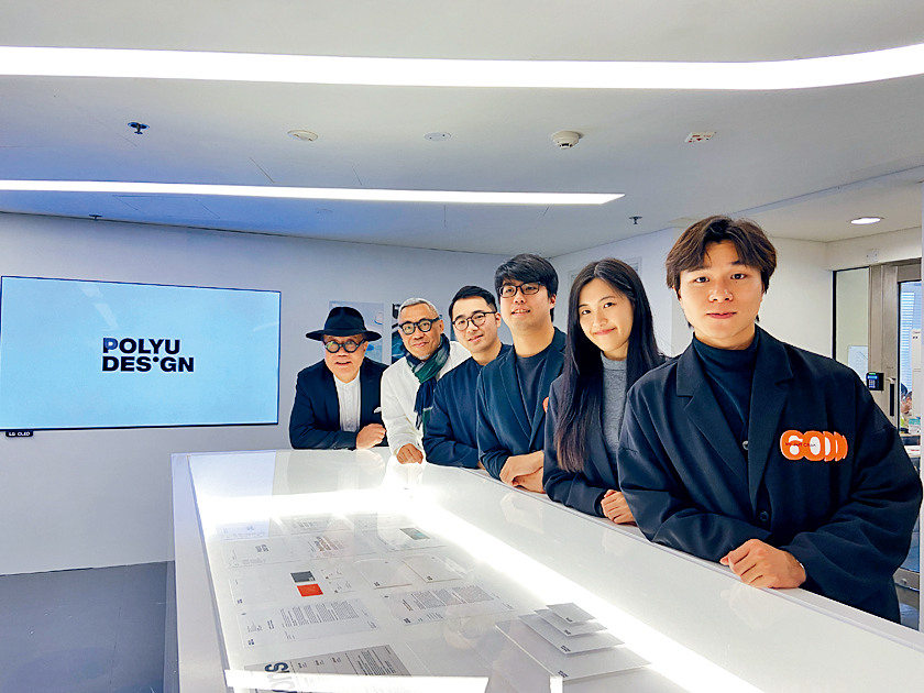 團隊成員張志豪認為，是次與李永銓校友合作，給了他們很大的信心繼續創業。旁為李健杓、吳灝民、廖玥婷及陳傑夫。