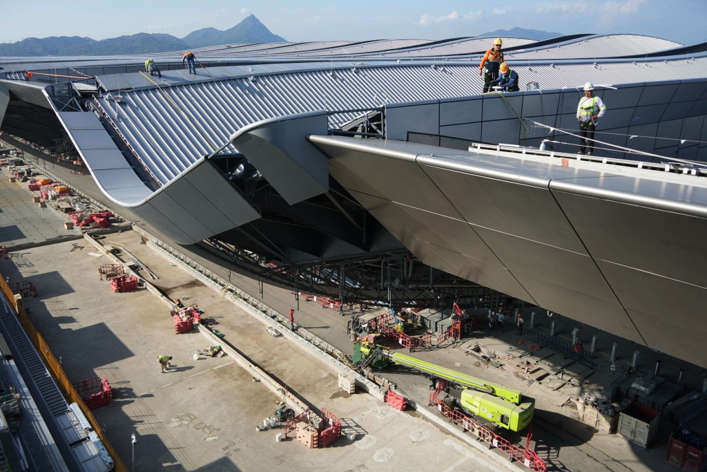 机场​二号大楼扩建工程的总承建商曾委托工程公司，为二号客运大楼进行环境监测。资料图片，非涉事地盘