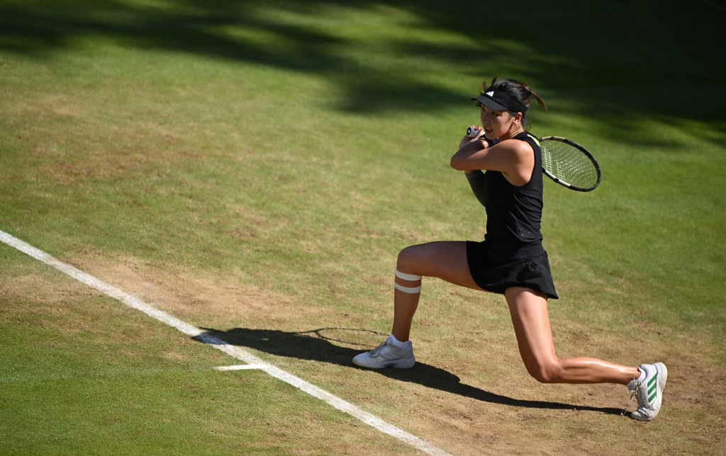 王欣瑜是首位躋身WTA500級別巡迴賽單打決賽的中國球手。路透社