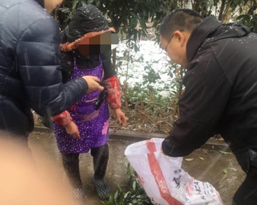 老婦偷工業鹽打算用來醃菜。網圖