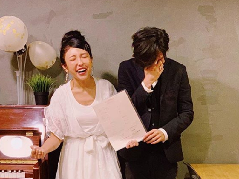 鍾舒祺情人節注冊結婚。鍾舒漫IG圖片