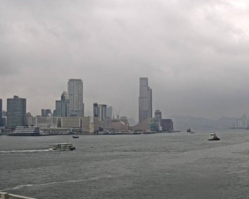 大致多雲有幾陣雨,最高25度。天文台圖片