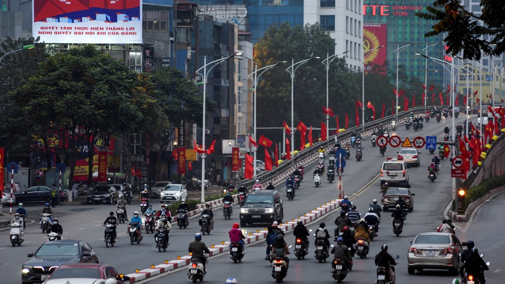 河內街景。 路透社