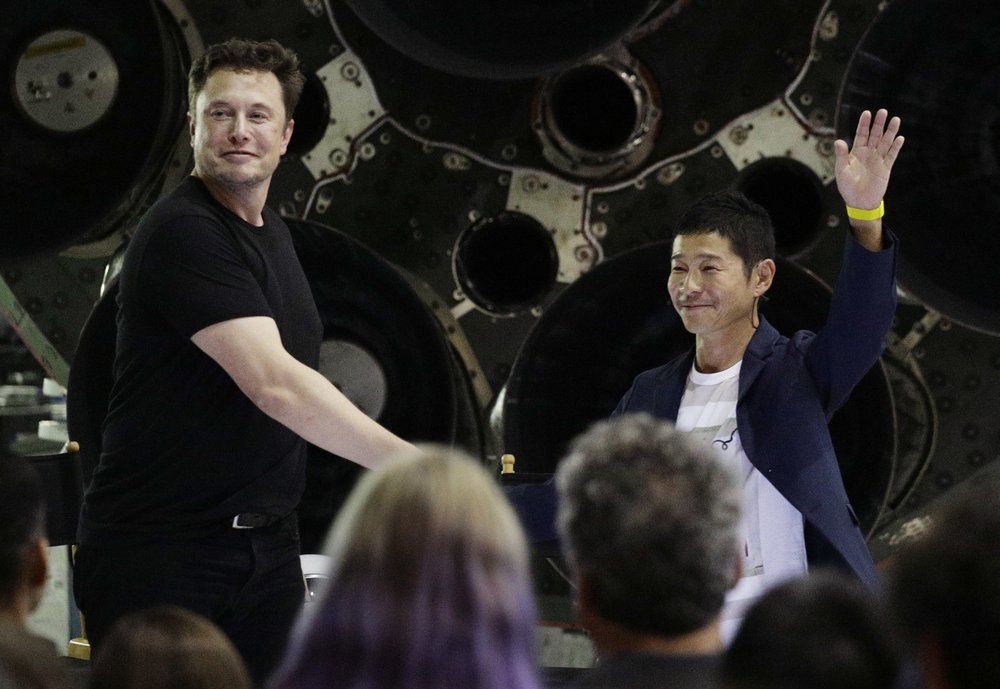 47歲的前澤友作2018年已與馬斯克的Space X簽約，預計明年包下太空船繞行月球一圈。